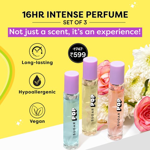 16 HR Intense Perfume - Set of 3