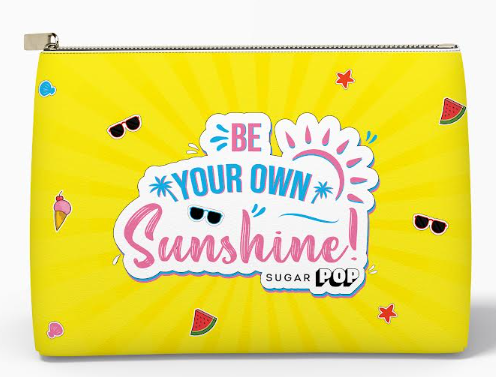 Be your own sunshine Yellow Pouch