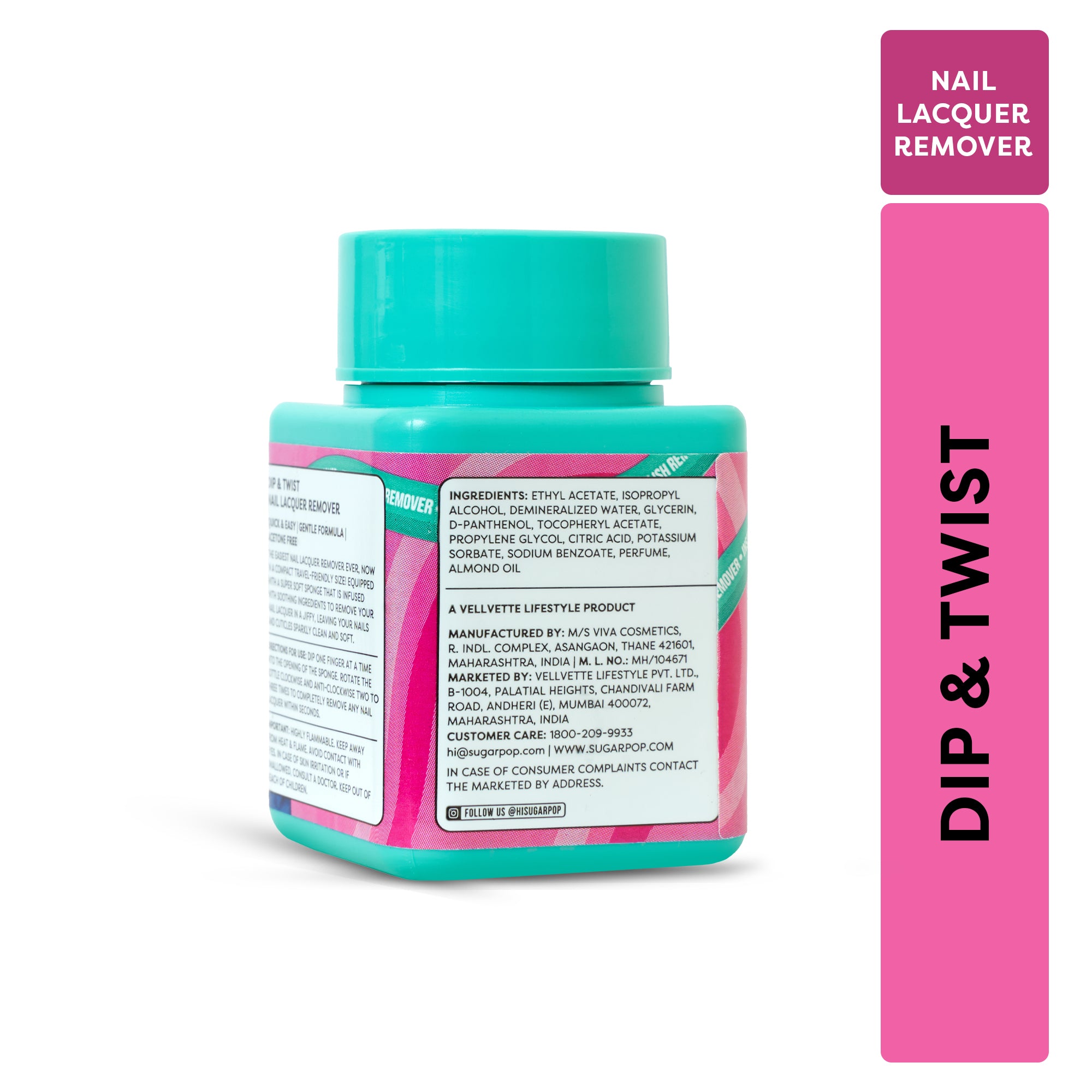 Dip & Twist Nail Lacquer Remover