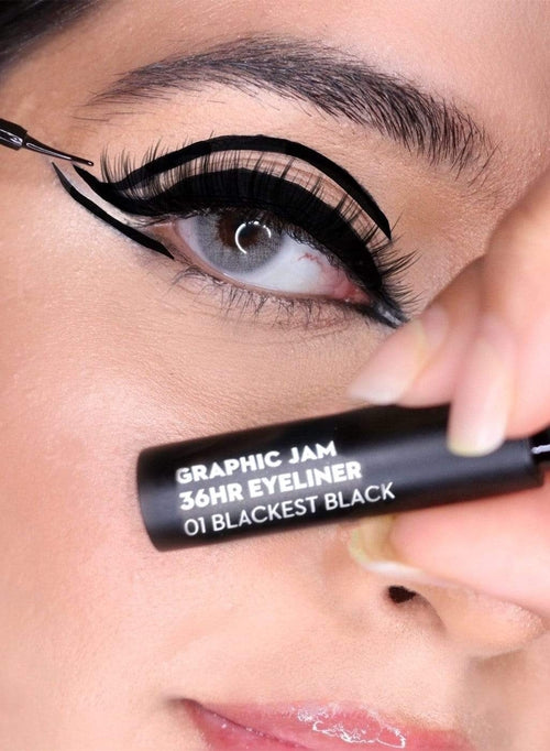 Graphic Jam 36HR Eyeliner - 01 Blackest Black