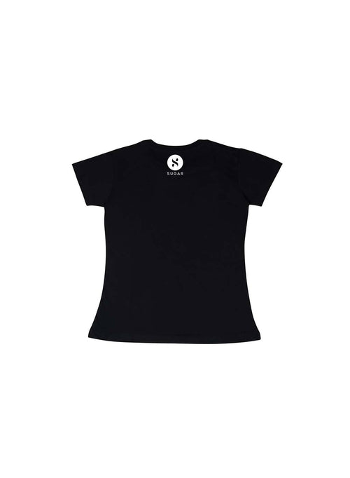 Holographic Signature SUGAR Tee - Black - Extra Large