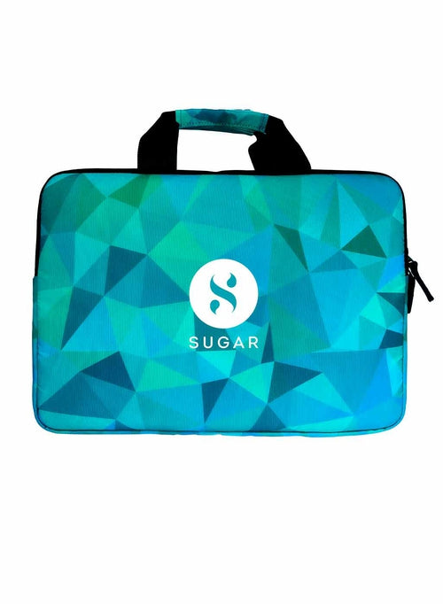 Laptop Bag 15 Inch (Purple/Teal Blue) - Signed By Vineeta Singh