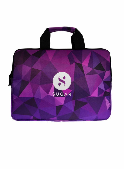 Laptop Bag 15 Inch (Purple/Teal Blue) - Signed By Vineeta Singh