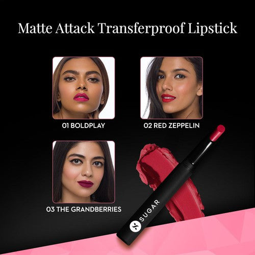 Matte Attack Transferproof Lipstick + Seal The Show Lip Primer