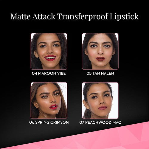 Matte Attack Transferproof Lipstick + Seal The Show Lip Primer