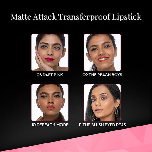 Matte Attack Transferproof Lipstick + Seal The Show Lip Primer