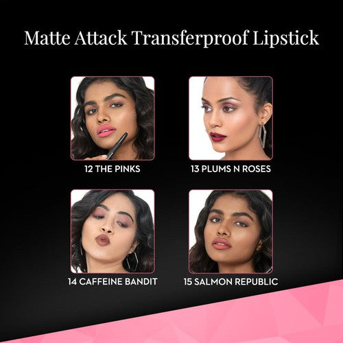 Matte Attack Transferproof Lipstick + Seal The Show Lip Primer