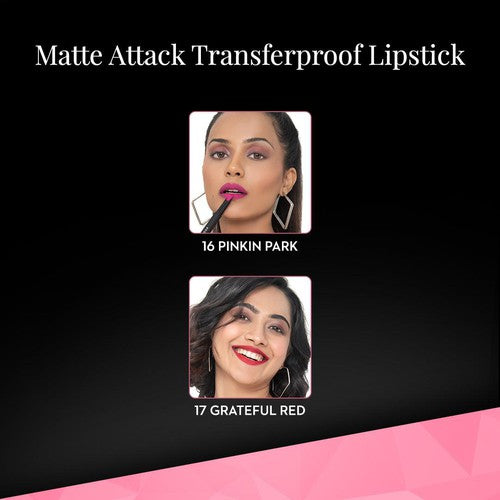 Matte Attack Transferproof Lipstick + Seal The Show Lip Primer