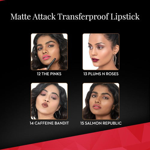 Matte Attack Transferproof Lipstick Set of 2