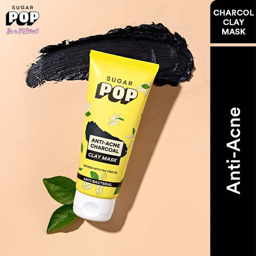 SUGAR POP Anti-acne Charcoal Clay Mask