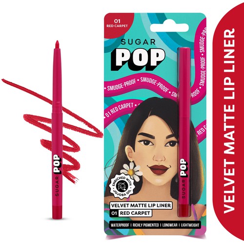 SUGAR POP Velvet Matte Lip Liner - 01 Red Carpet