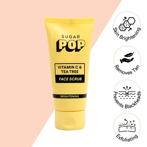 SUGAR POP Vitamin C & Tea Tree Face Scrub