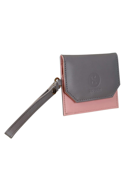 Slim Feat Card Wallet - Grey