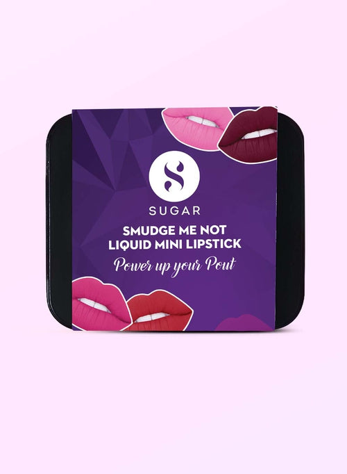 Smudge Me Not Mini Liquid Lipstick Set of 4 - Power Up Your Pout