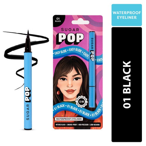 Waterproof Eyeliner - 01 Black (Kit)